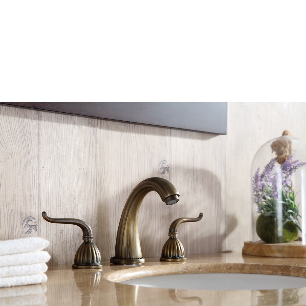 Stufurhome Grant 48 Inches Dark Cherry Single Sink Bathroom Vanity
