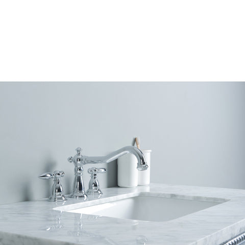 Stufurhome Abigail Embellished 36 Inches Grey Single Sink Bathroom Vanity