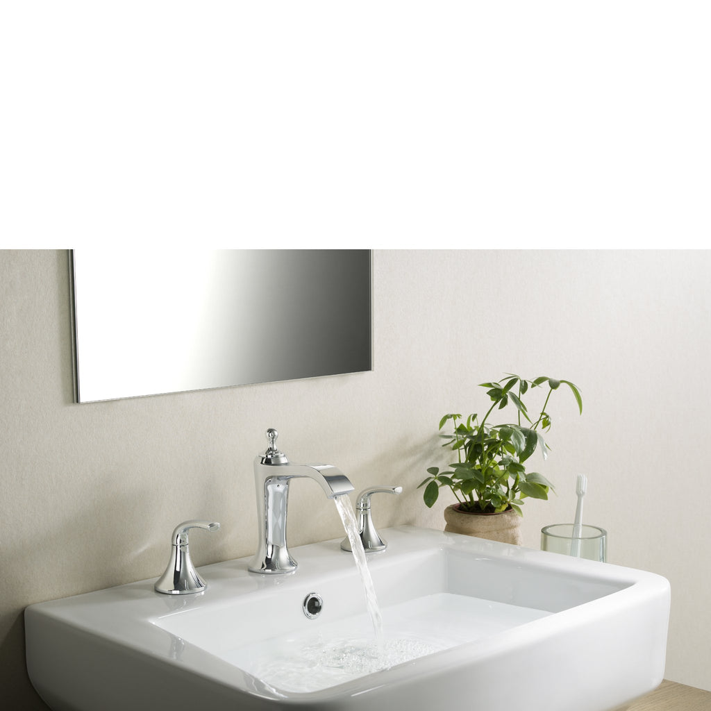 Stufurhome Brantley Chrome Bathroom Faucet Set in Chrome